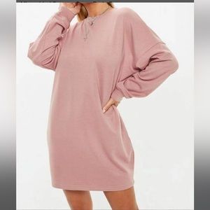 NWT Missguided Basic Rose Sweater Dress